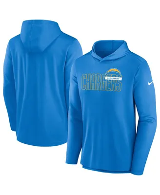 Men's Los Angeles Chargers Nike Powder Blue Surrey Full-Zip Hoodie