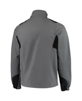 Men's Dunbrooke Charcoal Minnesota Vikings Circle Softshell Fleece Full-Zip Jacket