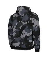 Men's The Wild Collective Black Chicago Bears Camo Pullover Hoodie