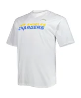 Men's Fanatics White Los Angeles Chargers Big and Tall Hometown Collection Hot Shot T-shirt