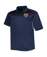 Men's Navy Chicago Bears Big and Tall Team Color Polo Shirt