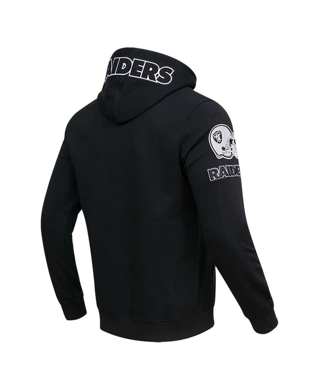 Men's Pro Standard Davante Adams Black Las Vegas Raiders Player Name and Number Pullover Hoodie