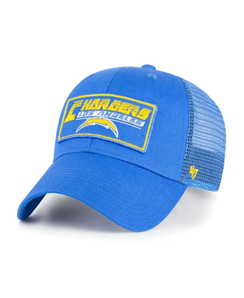 47 Brand Men's '47 Brand Powder Blue and White Los Angeles Chargers Trophy  Trucker Flex Hat