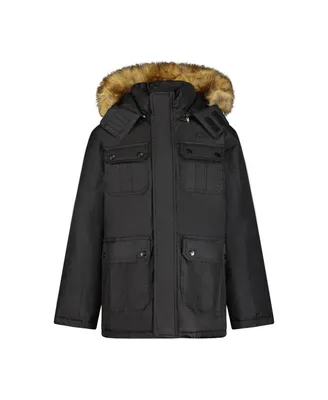 Dkny Little Boys Heavyweight Warm Winter Logo Parka Coat