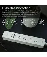 Smart WiFi Power Surge Protector Power Strip(4 Outlets, 4 Usb Charging Ports)
