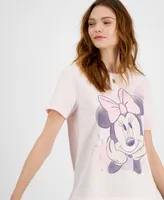 Disney Juniors' Minnie Mouse Short-Sleeve Graphic T-Shirt
