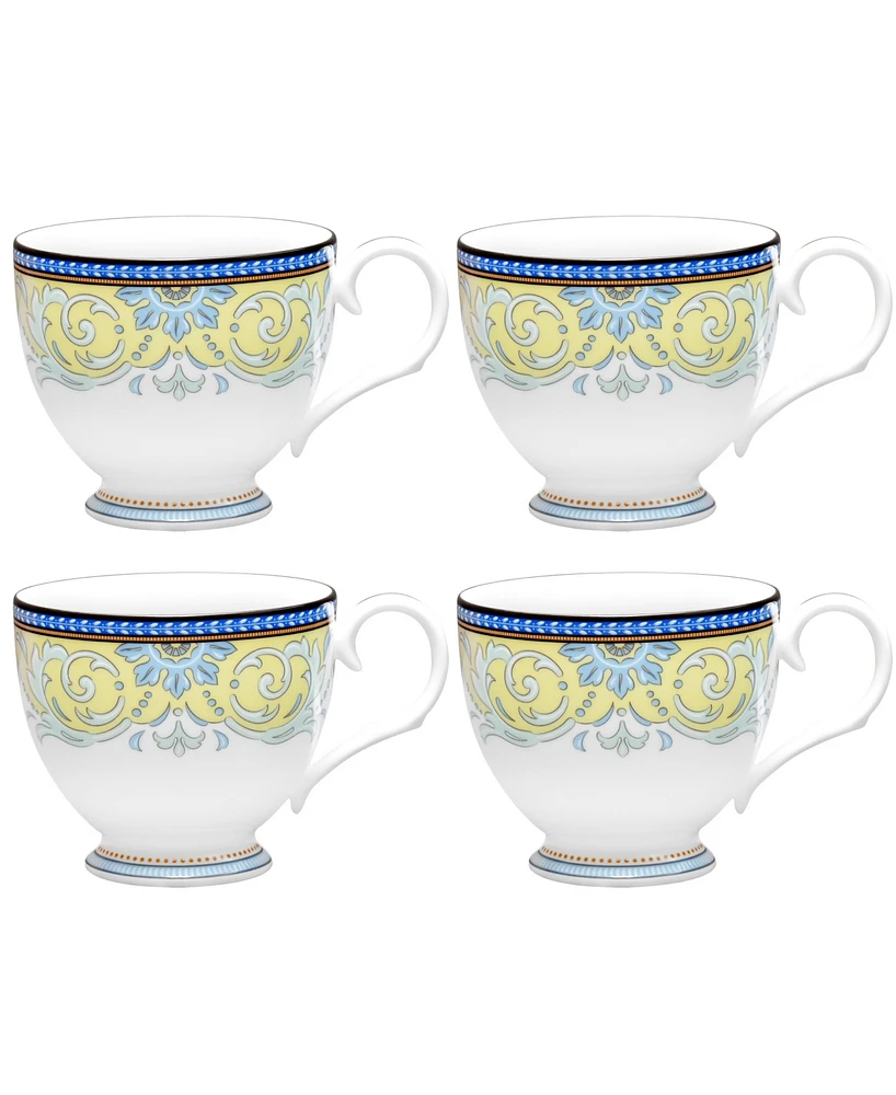 Noritake Menorca Palace Set Of 4 Cups 7 Oz.