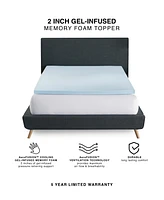 Closeout! ProSleep Gel-Infused 2" Memory Foam Mattress Topper