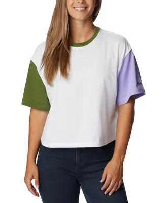 Columbia Women's Deschutes Valley Cropped Short-Sleeve T-Shirt