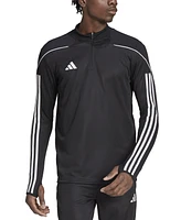 adidas Men's Tiro 23 Slim-Fit Performance 3-Stripes Quarter-Zip Track Jacket