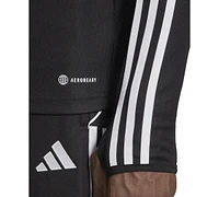 adidas Men's Tiro 23 Slim-Fit Performance 3-Stripes Quarter-Zip Track Jacket