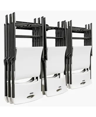 RaxGo Chair Storage Rack, Mounted Folding Chair Rack and Hanger System