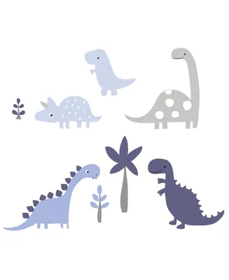 Bedtime Originals Roar Blue/Gray Dinosaur Wall Decals/Appliques