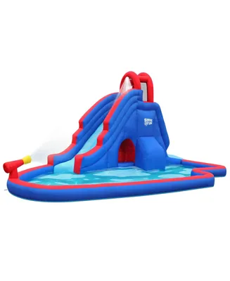 Sunny & Fun Inflatable Water Slide & Blow up Pool