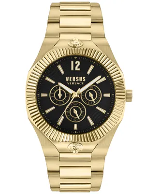 Versus Versace Men's Echo Park Gold Ion Plated Bracelet Watch 42mm