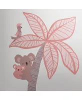 Lambs & Ivy Calypso Pink/Taupe Koala and Palm Tree Nursery Wall Decals/Appliques