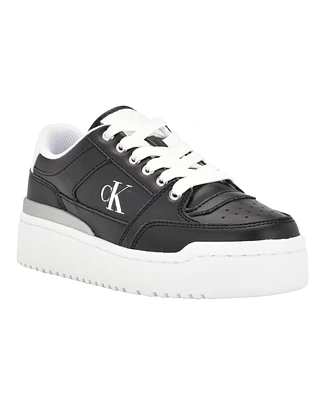 Calvin Klein Women's Alondra Casual Lace-Up Sneakers