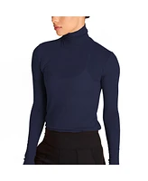 Alala Regular Size Adult Women Washable Cashmere Turtleneck Long Sleeve T-Shirt