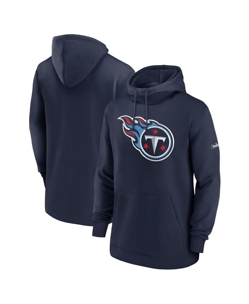 Men's Nike Navy Tennessee Titans Classic Pullover Hoodie