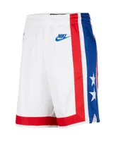 Men's Nike White, Blue Brooklyn Nets 2022/23 Classic Edition Swingman Performance Shorts