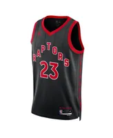 Men's Jordan Fred Vanvleet Black Toronto Raptors 2022/23 Statement Edition Swingman Jersey