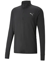 Puma Men's Run Favorite Moisture Wicking 1/4-Zip Long-Sleeve Running T-Shirt