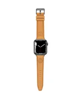 Timberland Unisex Lacandon Wheat Genuine Leather Universal Smart Watch Strap 20mm