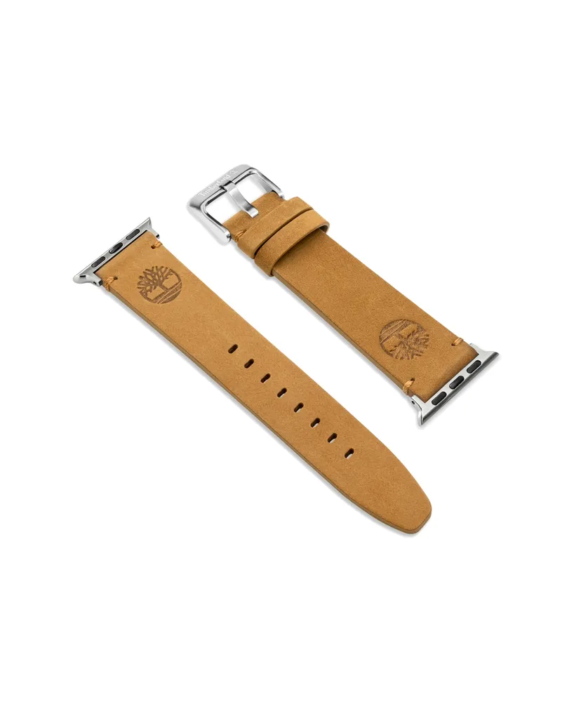 Timberland Unisex Ashby Wheat Genuine Leather Universal Smart Watch Strap 20mm