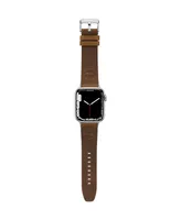 Timberland Unisex Ashby Brown Genuine Leather Universal Smart Watch Strap 22mm