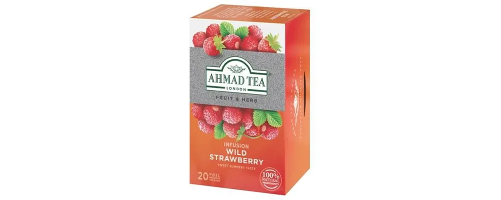 Ahmadtea Ahmad Tea Wild Strawberry Herbal Tea (Pack of 3