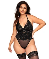 Adore Me Plus Esme Lace Bodysuit Lingerie