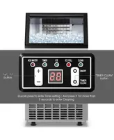 Built-In Stainless Steel Commercial 110Lbs/24H Ice Maker Portable
