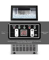 Built-In Stainless Steel Commercial 110Lbs/24H Ice Maker Portable