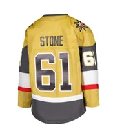 Big Boys and Girls Mark Stone Gold Vegas Golden Knights Home Captain Patch Premier Player Jersey