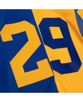 Men's Mitchell & Ness Eric Dickerson Royal, Gold Los Angeles Rams 1984 Split Legacy Replica Jersey