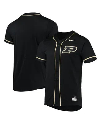 Men's Nike Black Purdue Boilermakers Replica Baseball Jersey