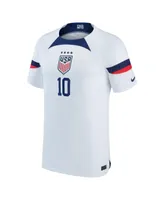 Big Boys and Girls Nike Lindsey Horan White Uswnt 2022/23 Home Breathe Stadium Replica Player Jersey