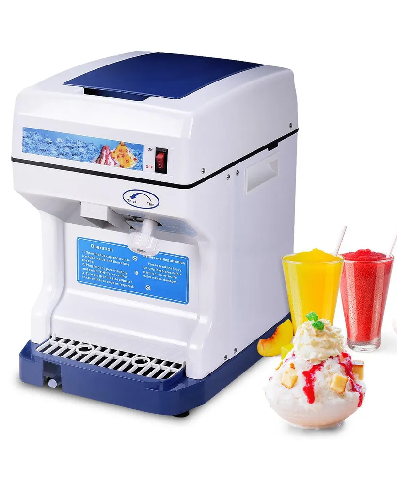 Electric Ice Shaver Machine Tabletop Shaved Ice Crusher