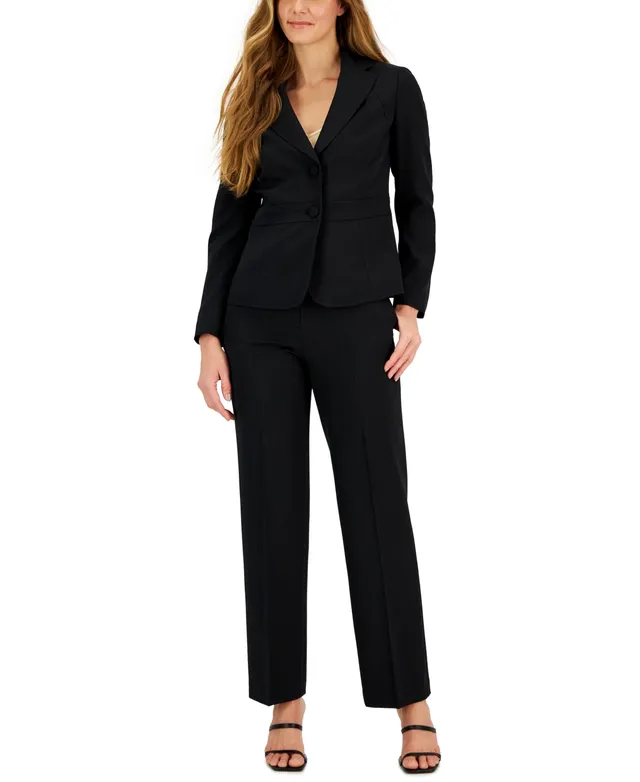 Le Suit Women's Crepe One-Button Pantsuit, Regular & Petite Sizes - Light  Blossom - Yahoo Shopping