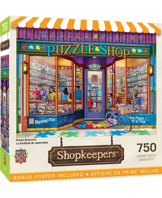 Masterpieces Shopkeepers - Puzzle Emporium 750 Piece Jigsaw Puzzle