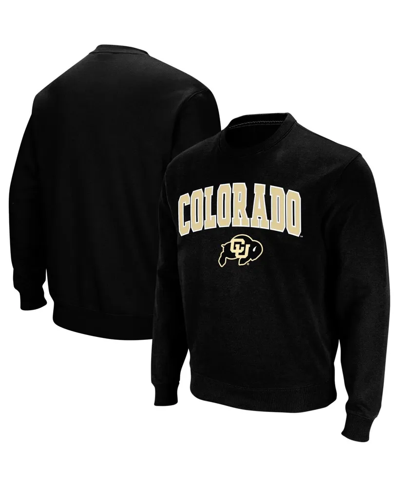 Colosseum Men's Colorado Buffaloes Arch & Logo Crew Neck Sweatshirt