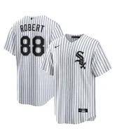 Men's Nike Luis Robert White Chicago Sox Replica Player Name Jersey