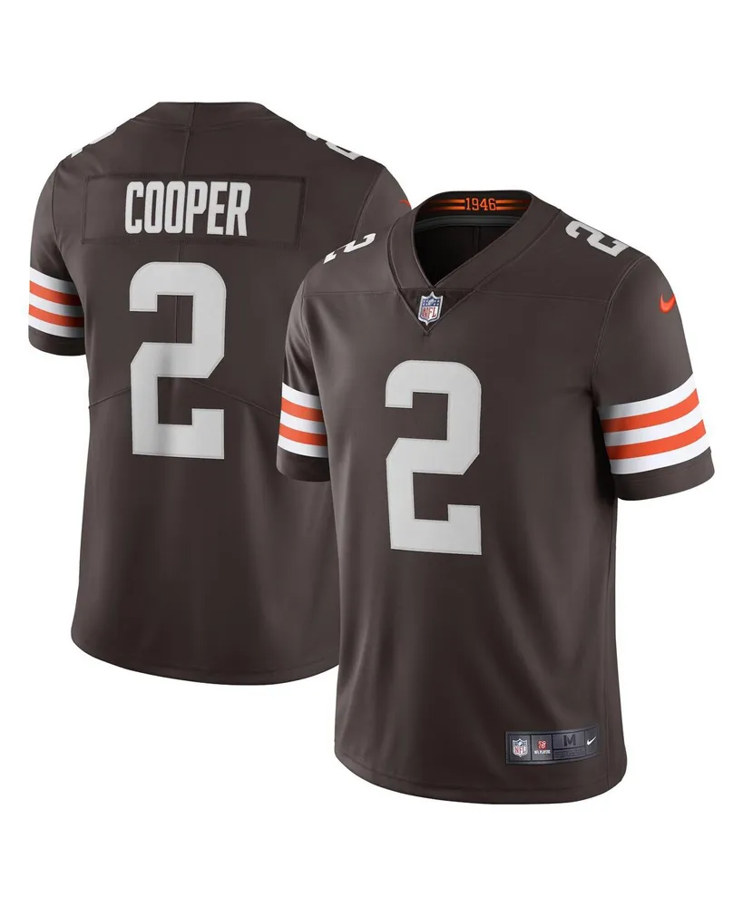 Men's Nike Amari Cooper Brown Cleveland Browns Vapor Limited Jersey