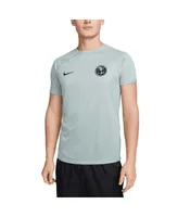 Men's Nike Gray Club America Academy Pro Raglan Performance Team Training Jersey