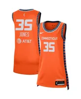 Women's Nike Jonquel Jones Orange Connecticut Sun Explorer Edition Jersey