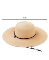 Sloggers Women's Braided Hat Wide Brim Light Brown 1 Size