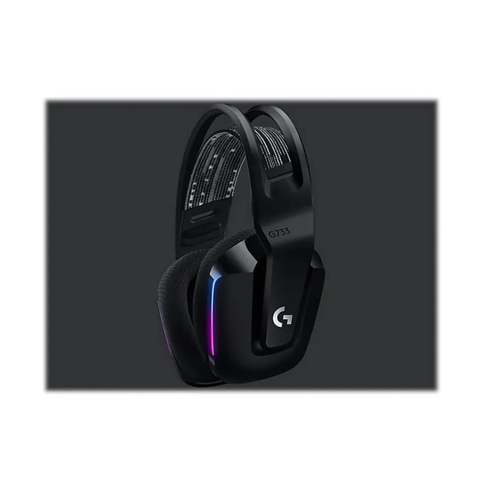 Logitech G Series G733 Black Wireless Over-the-Ear Gaming Headset