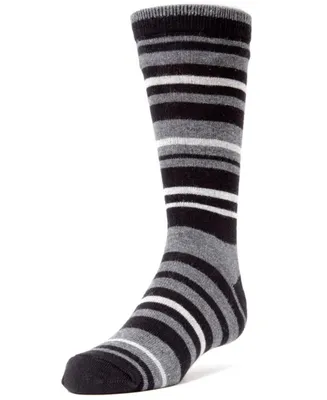 MeMoi Boys Rings and Rungs Cotton Blend Striped Socks