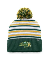 Men's Top of the World Green Ndsu Bison Dash Cuffed Knit Hat with Pom