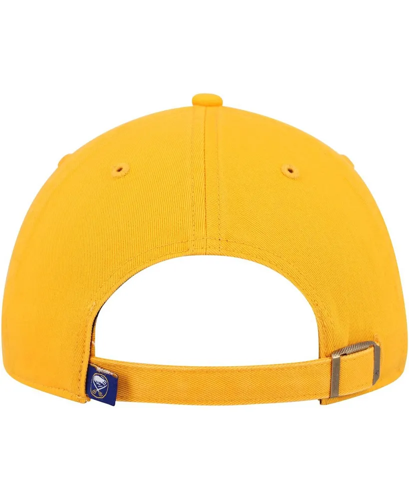 Men's '47 Brand Gold Buffalo Sabres Clean Up Adjustable Hat